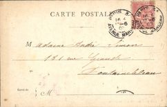 VINTAGE POSTCARD Paris Botanical garden