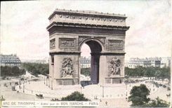 CPA Paris Arc De Triomphe 