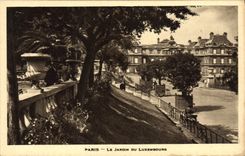 CPA Paris Le jardin du Luxembourg