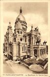 VINTAGE POSTCARD Paris Montmartre the basilica of the Sacring Heart