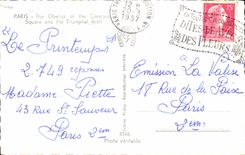 CPM Paris Et Ses Merveilles Obelisque de la place de la Concorde et l'Arc de TRiomphe