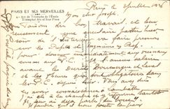 CPM Paris La Place de L'Etoile L'Arc de Triomphe