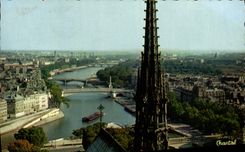 CPM Paris La Fleche de Notre Dame 
