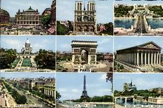 POSTAL MODERNA para recordar de París