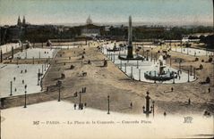 CPA Paris La Place de la Concorde 