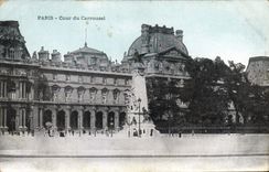 CPA Paris Cour du Carrousel 
