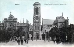 CPA Paris Place Saint Germain l'Auxerrois 