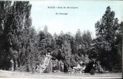CPA Paris Bois de Boulogne La Cascade 