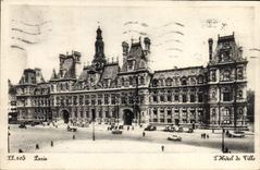 CPA Paris L'hotel de Ville 