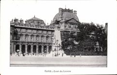 CPA Paris Cour du Louvre 