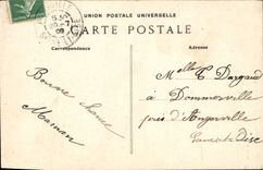 VINTAGE POSTCARD Montmartre the House with the thatched roof