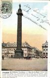 CPA Paris La Colonne Vendome et la Rue de la Paix 
