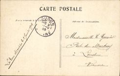 POSTAL París la Concorde Vendome de la VENDIMIA