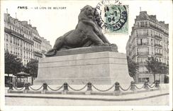 CPA Paris Le Lion de Belfort 