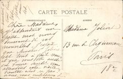 VINTAGE POSTCARD Bois de Boulogne Park of Trifle the Castle and the Lake