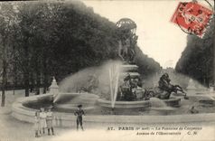 CPA Paris La Fontaine de Carpeaux Avenue de l'Observatoire 