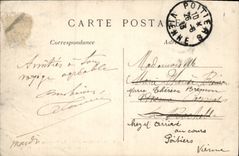 VINTAGE POSTCARD Paris the Fountain of Carpeaux Which occurred of the Observatory