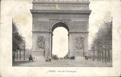 CPA Paris Arc de Triomphe 