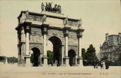 CPA Paris Arc de Triomphe du Carrousel 