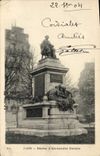 CPA Paris Statue d'Alexandre Dumas 