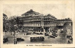 CPA Paris Place du Theatre Francais 