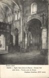 CPA Paris Eglise Saint Julien le Pauvre Grande Nef Travees pres du choeur