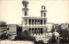 CPA Paris Saint Sulpice et la Place 