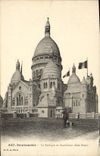 VINTAGE POSTCARD Montmartre Basiique of the Sacring Heart Montmartre Cgien