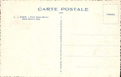 CPA Paris Porte Saint Martin 