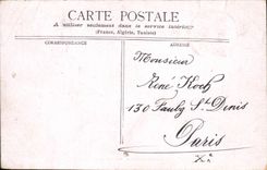 VINTAGE POSTCARD Paris View of Boul St Denis