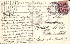 CPA Paris Rue de la Barre Montmartre 