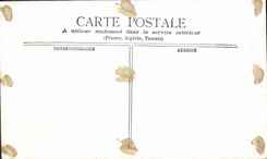 VINTAGE POSTCARD Paris the Seine with the Bridge of Arts Boat Barge