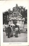 CPA Paris Statue de Strasbourg 