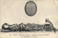 CPA Nancy Eglise des Cordeliers Tombeau de Philippe de Gheldre par Ligier Richier 