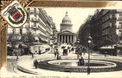 CPA Paris La Rue Soufflot et le Pantheon 