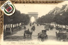 CPA Paris L'Avenue des Champs Elysees 
