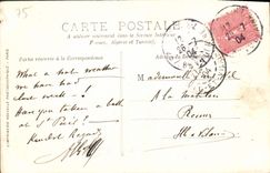 POSTAL París de la VENDIMIA el palacio grande y el lll de Alejandro del puente