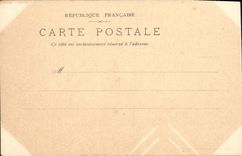 VINTAGE POSTCARD Fair of 1900 House of the Town of Paris Boat Barge