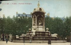 CPA Paris Fontaine St Sulpice 
