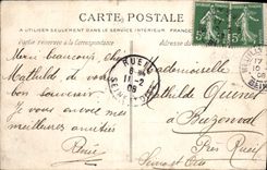 VINTAGE POSTCARD Bois de Boulogne the Ponds James Saint