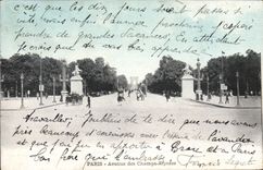 CPA Paris Avenue des Champs Elysees 