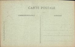 VINTAGE POSTCARD Paris Notre Dame Church of the Cross seen of the Street of Menilmontant