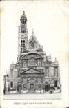 CPA Paris Eglise Saint Etlenne du Mont 