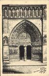 CPA Paris Notre Dame Porte cenbtrale 