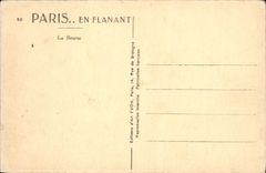 CPA Paris En Flanant La Bourse 