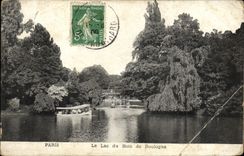 CPA Paris Le Lac du Bois de Boulogne 