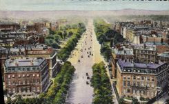 CPA Paris Avenue Foch vue de l'Arc de Triomphe 