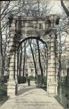 CPA Paris Le Parc Monceau Le portail romain 