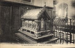 CPA Paris Eglise St Etienne du Mont Chasse de Sainte Genevive 