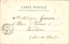 Cámara acorazada de París de la POSTAL de la VENDIMIA del oratorio